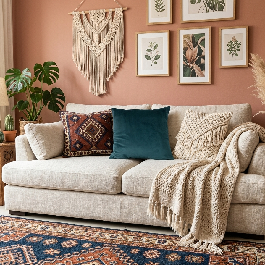 Premium Soft Velvet Square Throw Pillow Cover