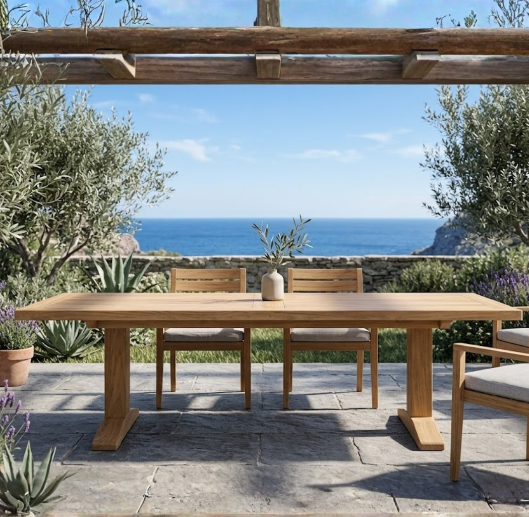 MONTEROSSO TEAK DINING TABLE