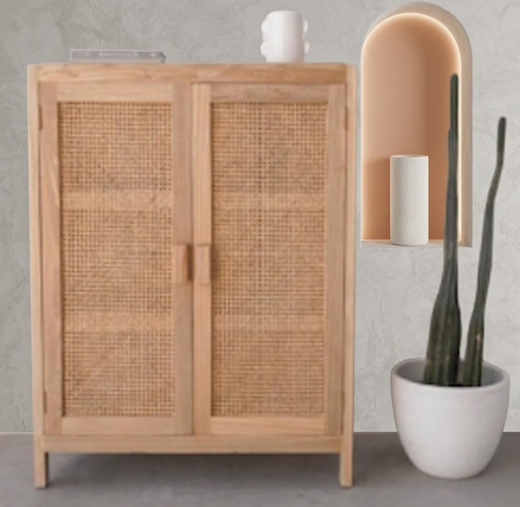 Melvin Sol Woven Cabinet