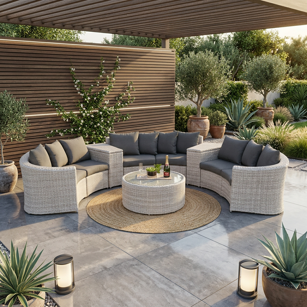 REGAL CIRCULAR SOFA SET – 6 PERSON SETUP